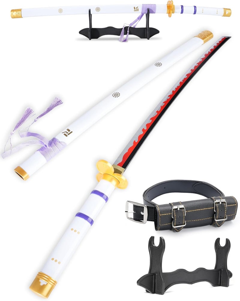 Cold Blade Katana Sword - 41 inches Katana Replica with Holster Belt and Display Stand - Sword with Authentic Design - Image 1